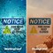 Signmission Fire Door Keep Closed OSHA Notice Sign, Vinyl Decal, 10in W x 7in L, 2PK OS-2PACK-NS-D-710-L-15661 - alternate 4
